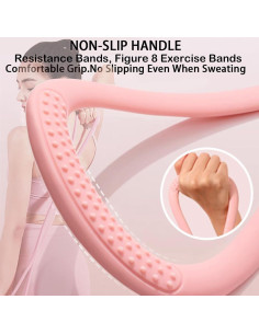 Banda de Resistencia Figura 8 Genérico 6.8 kg Rosa 2