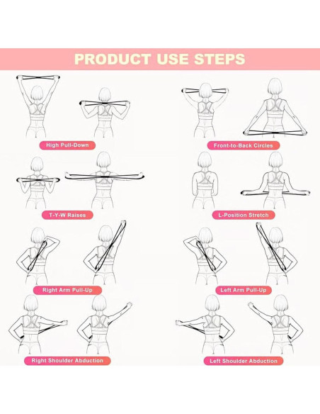 Banda de Resistencia Figura 8 Genérico 6.8 kg Rosa