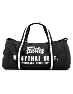 Bolsa de Gimnasio Fairtex BAG9 Retro Cilíndrica Negra