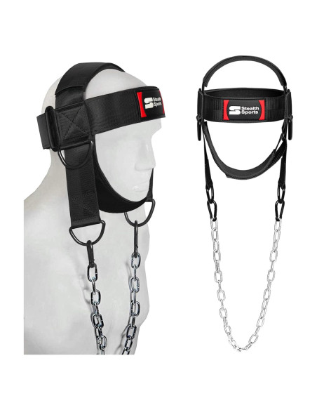 Arnés de Cuello Ajustable Stealth Sports 88cm Neopreno Acolchado