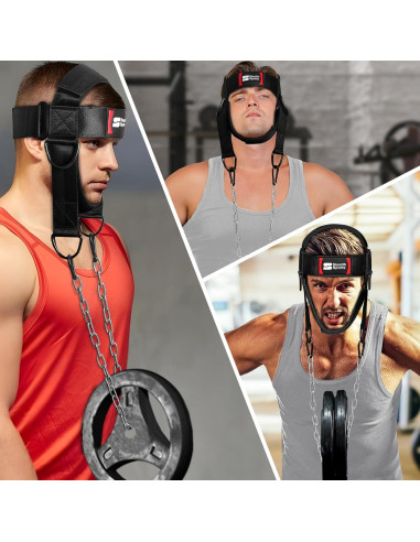 Arnés de Cuello Ajustable Stealth Sports 88cm Neopreno Acolchado