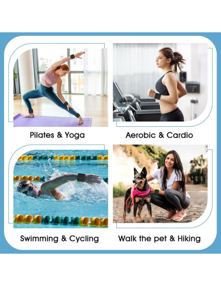 Pesas de Muñeca Ajustables Grednfhat 0.45 kg - 2 Pack