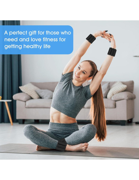 Conjunto de Pesas Ajustables MXiiXM para Muñeca y Tobillo 0.9Kg