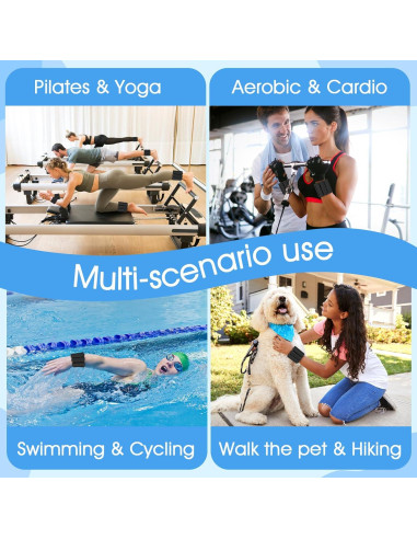 Conjunto de Pesas Ajustables MXiiXM para Muñeca y Tobillo 0.9Kg