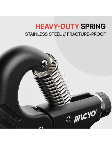 Entrenador de Fuerza de Agarre MACYO Ajustable 5-100kg
