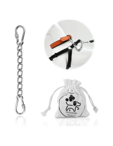 Clip de Seguridad para Collar de Perro Ozzynods 20.32 cm Acero Inoxidable
