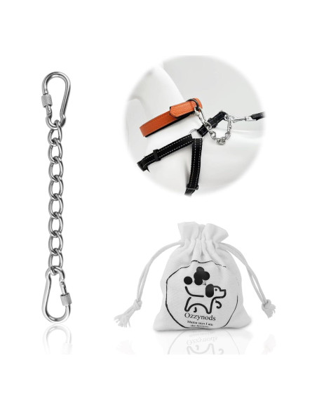 Clip de Seguridad para Collar de Perro Ozzynods 20.32 cm Acero Inoxidable