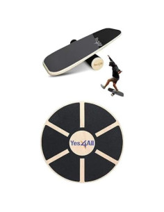 Tabla de Equilibrio de Madera Yes4All para Entrenamiento y Terapia