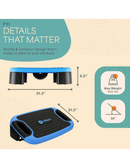 Plataforma de Ejercicio Aeróbico LifePro Aeroflex 4 en 1