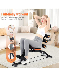 Banco de Entrenamiento Abdominal KBQ Ajustable Plegable 136kg 2