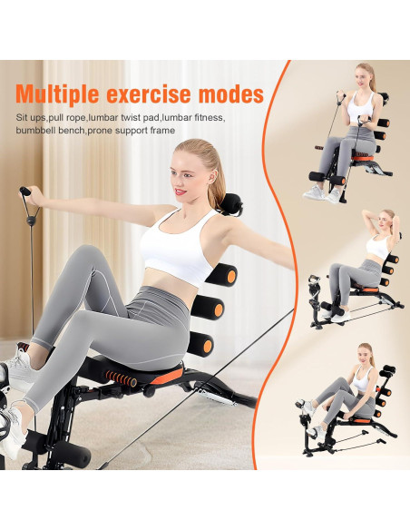 Banco de Entrenamiento Abdominal KBQ Ajustable Plegable 136kg