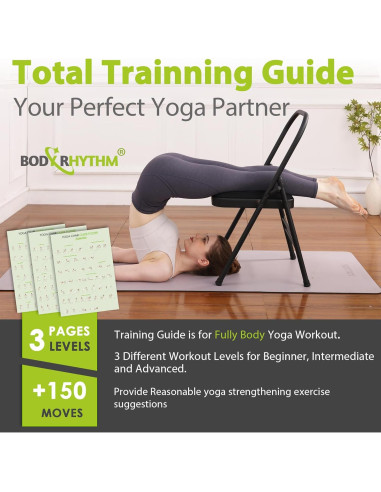Silla Auxiliar de Yoga Body Rhythm YYBRYAC con Soporte Lumbar