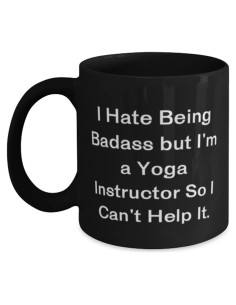 Taza de Café Cerámica 11oz/15oz para Instructores de Yoga