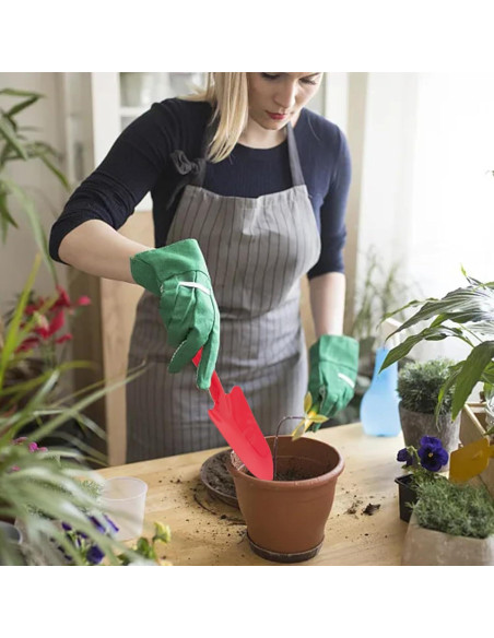 Conjunto de 5 Mini Palas de Mano Metal Itechpanda Jardín