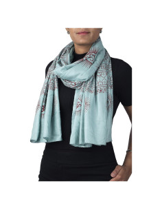 Chal de Meditación Yoga Ram Nami Grande OM 101.6x185.4 cm