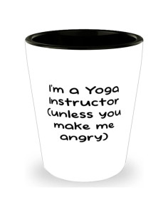 Vaso de Chupito Cerámico para Instructor de Yoga - 44 ml