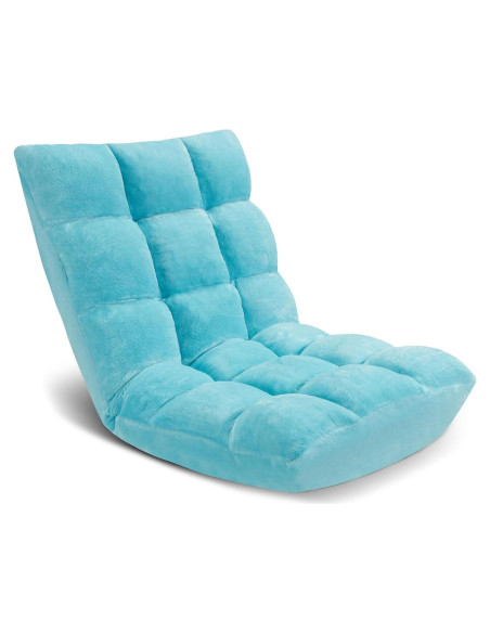 Silla de Suelo Plegable ACIPENSER Charles 14 Posiciones Azul