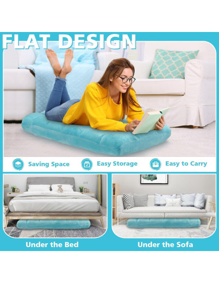 Silla de Suelo Plegable ACIPENSER Charles 14 Posiciones Azul