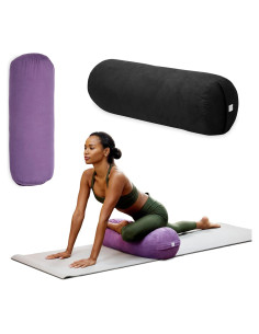 Cojín Redondo para Yoga Gaiam Negro - Soporte y Meditación