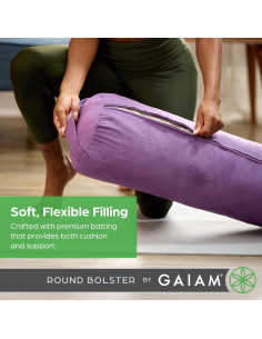 Cojín Redondo para Yoga Gaiam Negro - Soporte y Meditación 2