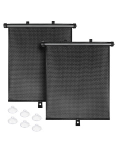 Sombrillas para Ventanas de Auto SHEEFLY - Paquete de 2, UV y Plegables