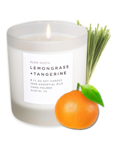 Vela Aromática Slow North Lemongrass y Mandarina 226.8 g