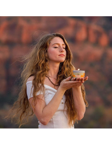 Vela de Smudge Sedona JuniperMist 170g - Cera de Soja con Salvia