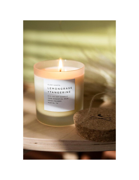 Vela Aromática Slow North Lemongrass y Mandarina 226.8 g