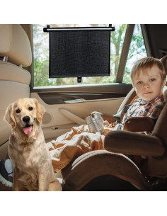 Sombrillas para Ventanas de Auto SHEEFLY - Paquete de 2, UV y Plegables 2