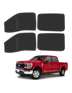 Protector Solar D-Lumina para Ventanas Ford F150 2015-2020 - Paquete de 4