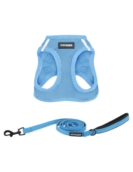 Arnés de Malla Todo Clima Best Pet Supplies Azul Bebé S