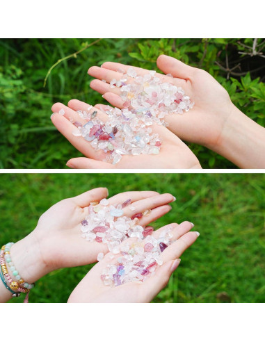 Conjunto de Cristales Sanadores Lamptobe con Base LED 200g