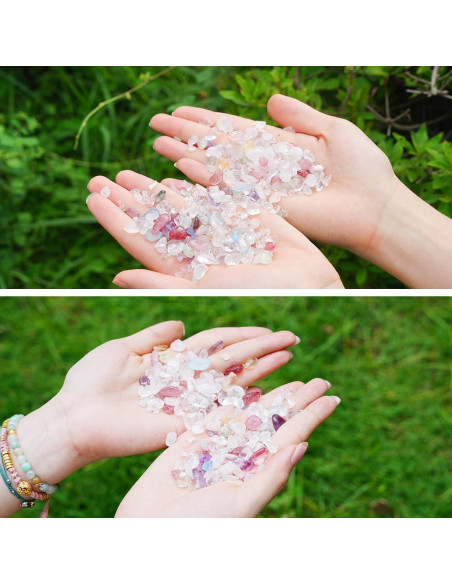 Conjunto de Cristales Sanadores Lamptobe con Base LED 200g