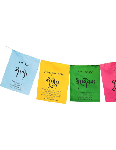 Banderas de Oración Tibetanas Grandes Mandala Crafts 1.28m