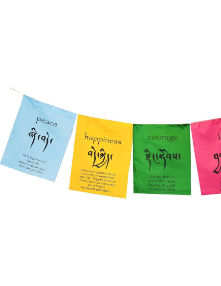 Banderas de Oración Tibetanas Grandes Mandala Crafts 1.28m