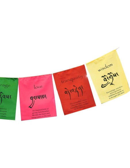 Banderas de Oración Tibetanas Grandes Mandala Crafts 1.28m