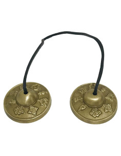 Címbalos Budistas Tibetanos Gavya 6.35 cm para Meditación