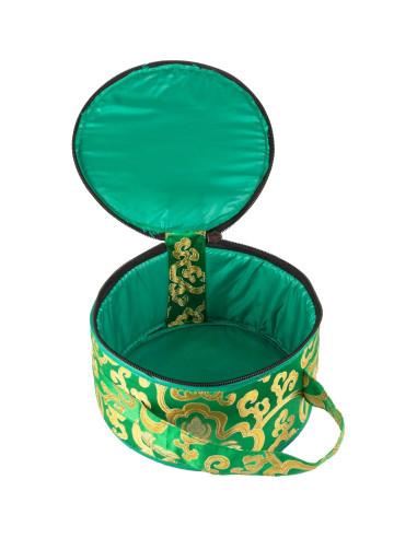 Tazón Cantante Tibetano 15.24 cm Hecho a Mano con Martillo y Cojín