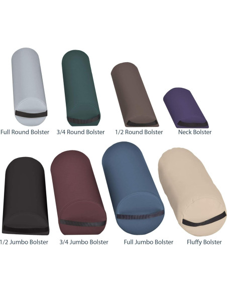 Almohada Bolster Redonda EarthLite - Masaje Profesional 66x15.2cm