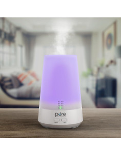 Difusor de Aceite Aromático Pure Enrichment PESPA - 100ml, Luz LED 2
