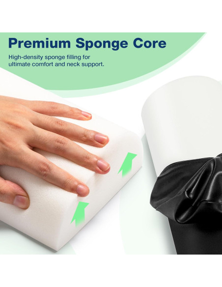 Cojín de Masaje Noverlife Media Luna 43x15cm Cuero PU