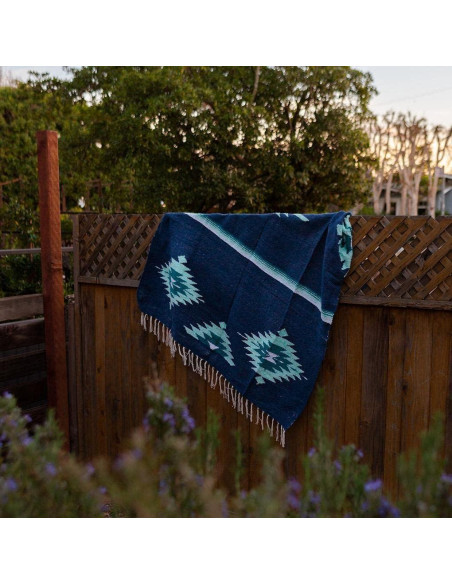 Manta Mexicana Thunderbird WP West Path 203x127cm Azul