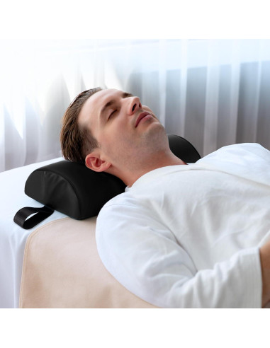 Cojín de Masaje Noverlife Media Luna 43x15cm Cuero PU