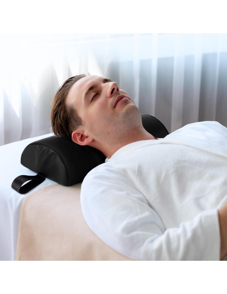 Cojín de Masaje Noverlife Media Luna 43x15cm Cuero PU