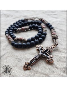 Rosario Militar de Paracord Rattlesnake - Rosarios Rústicos 2