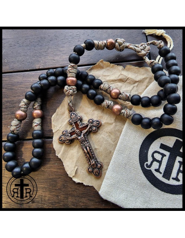 Rosario Militar de Paracord Rattlesnake - Rosarios Rústicos