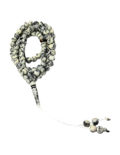 Tasbih Misbaha JILANI HANDICRAFT 99 cuentas 8mm Café MILKISH