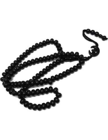 Tasbih de Oración Islámico 99 Cuentas AMN-303 8 mm Negro
