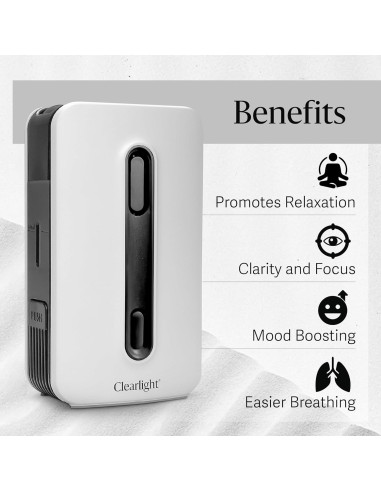 Difusor de Aceites Esenciales Clearlight Portátil 4 Horas