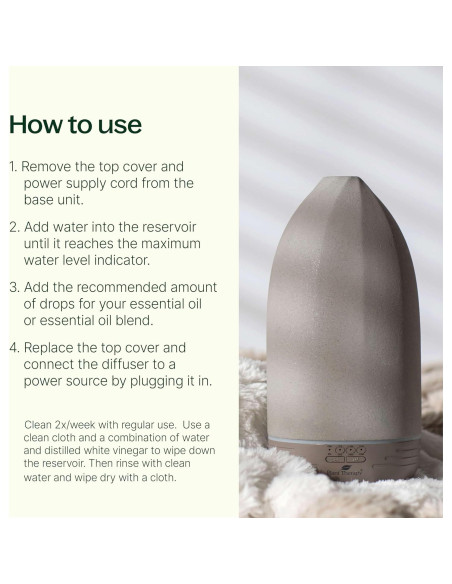 Difusor de Aceite Esencial Plant Therapy Metro Gris 120ml